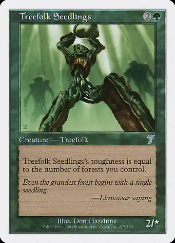 Treefolk Seedlings - 7ed Spoiler