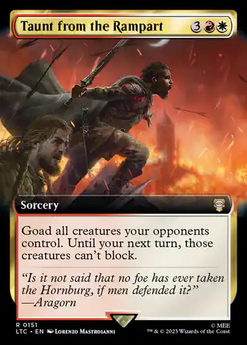 Taunt from the Rampart - ltc Spoiler
