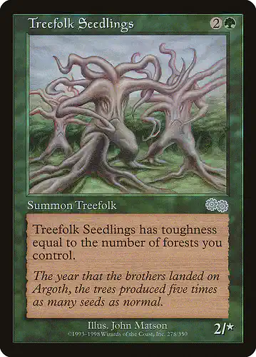 Treefolk Seedlings - usg Spoiler