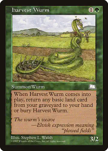 Harvest Wurm - wth Spoiler