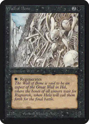 Wall of Bone - lea Spoiler