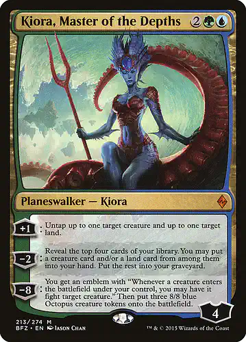 Kiora, Master of the Depths - bfz Spoiler