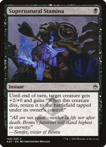 Supernatural Stamina - a25 Spoiler