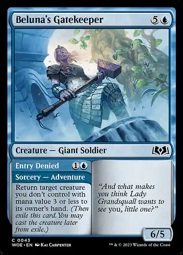 Beluna's Gatekeeper - woe Spoiler