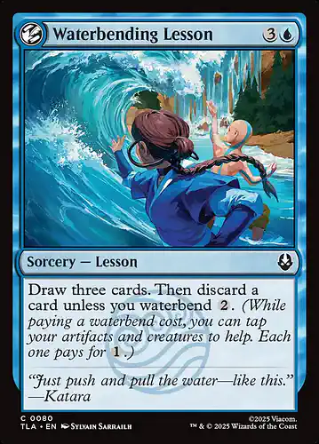Waterbending Lesson - tla Spoiler