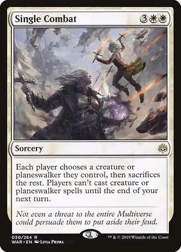 Single Combat - war Spoiler