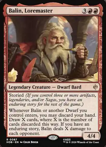 Balin, Loremaster - hob Spoiler
