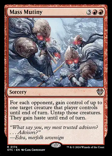 Mass Mutiny - otc Spoiler