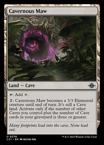 Cavernous Maw - lci Spoiler