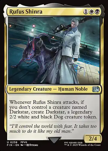 Rufus Shinra - fin Spoiler