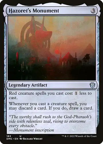 Hazoret's Monument - dmc Spoiler