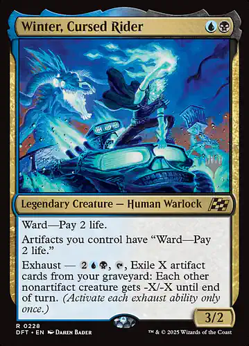 Winter, Cursed Rider - dft Spoiler