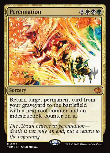Perennation - tdm Spoiler