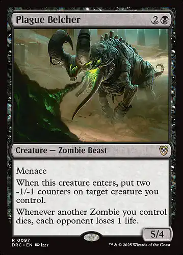 Plague Belcher - drc Spoiler