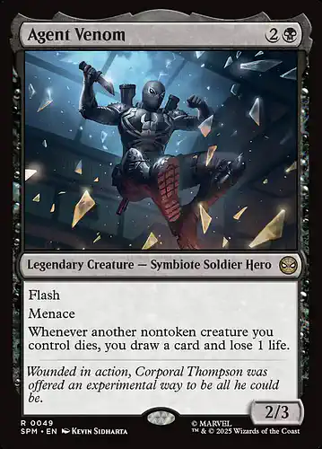 Agent Venom - spm Spoiler