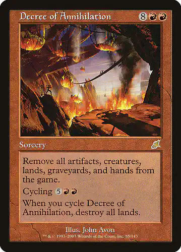 Decree of Annihilation - scg Spoiler