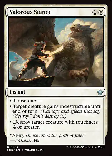 Valorous Stance - fdn Spoiler