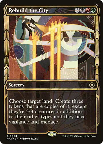 Rebuild the City - mat Spoiler