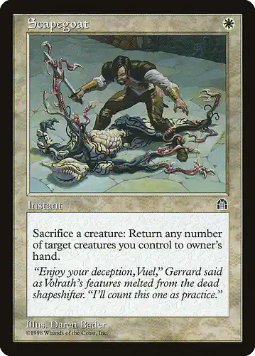 Scapegoat - sth Spoiler
