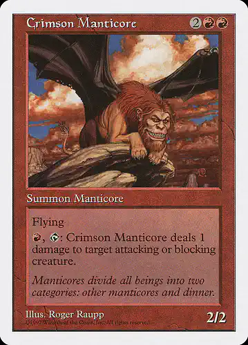 Crimson Manticore - 5ed Spoiler