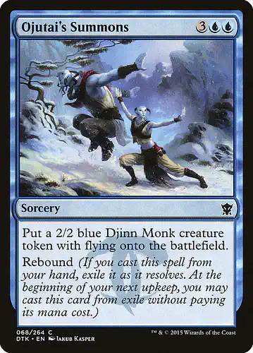 Ojutai's Summons - dtk Spoiler