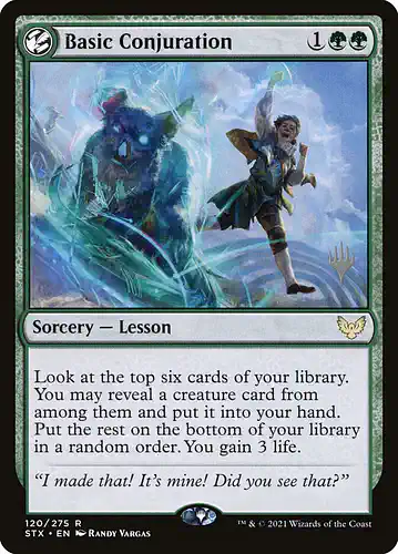 Basic Conjuration - stx Spoiler