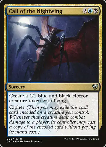 Call of the Nightwing - gk1 Spoiler