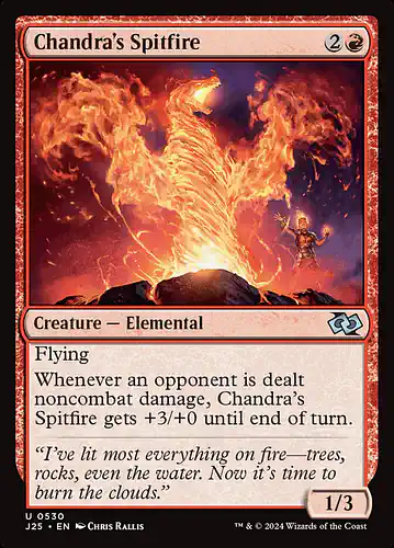 Chandra's Spitfire - j25 Spoiler