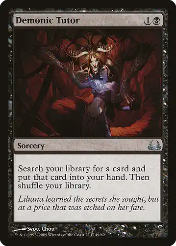 Demonic Tutor - ddc Spoiler