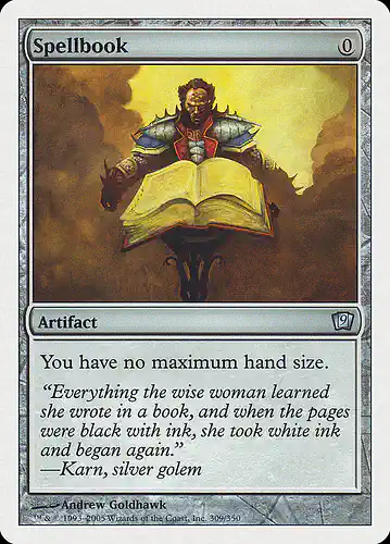 Spellbook - 9ed Spoiler