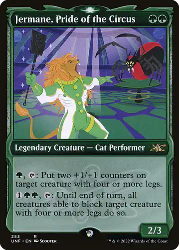 Jermane, Pride of the Circus - unf Spoiler