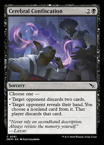 Cerebral Confiscation - mkm Spoiler