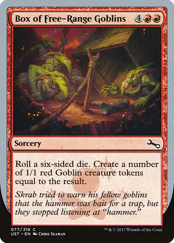 Box of Free-Range Goblins - ust Spoiler