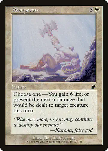 Recuperate - scg Spoiler