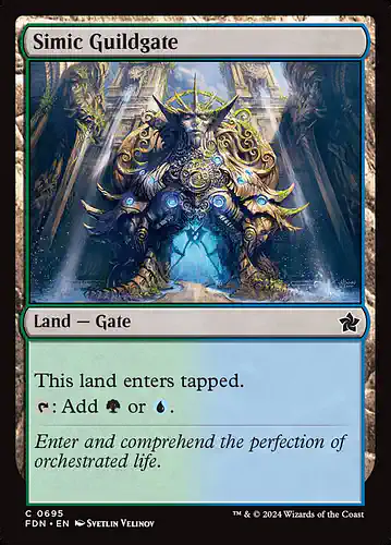 Simic Guildgate - fdn Spoiler