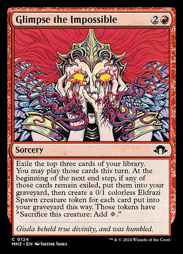 Glimpse the Impossible - mh3 Spoiler