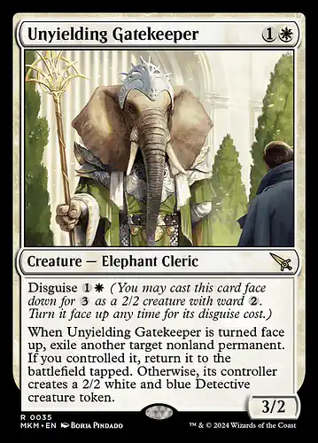Unyielding Gatekeeper - mkm Spoiler