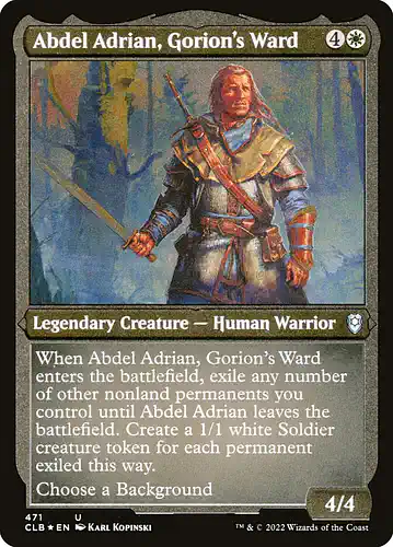 Abdel Adrian, Gorion's Ward - clb Spoiler
