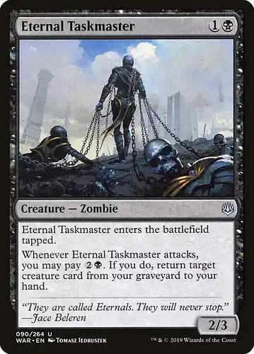 Eternal Taskmaster - war Spoiler