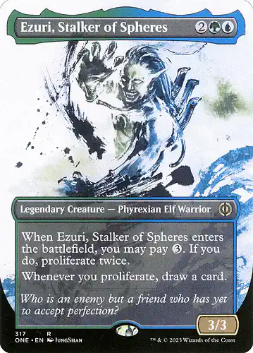 Ezuri, Stalker of Spheres - one Spoiler