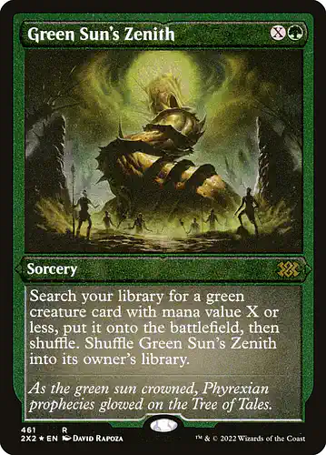 Green Sun's Zenith - 2x2 Spoiler