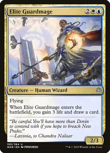 Elite Guardmage - war Spoiler