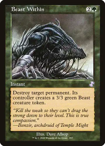 Beast Within - tsr Spoiler