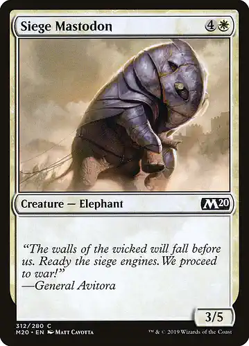 Siege Mastodon - m20 Spoiler