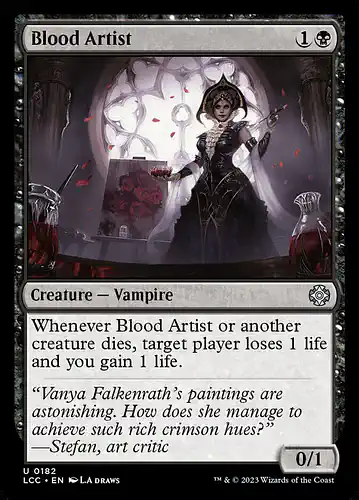 Blood Artist - lcc Spoiler