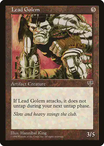 Lead Golem - mir Spoiler