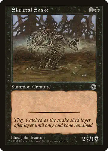 Skeletal Snake - por Spoiler