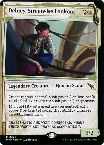 Delney, Streetwise Lookout - mkm Spoiler