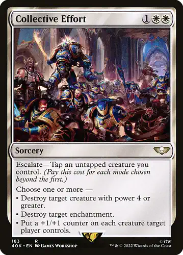 Collective Effort - 40k Spoiler