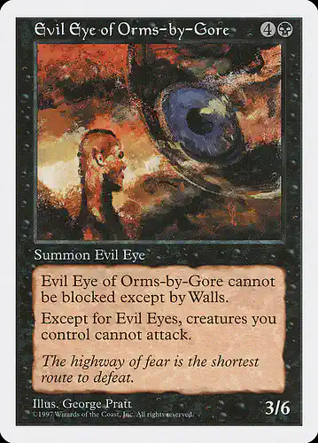 Evil Eye of Orms-by-Gore - 5ed Spoiler